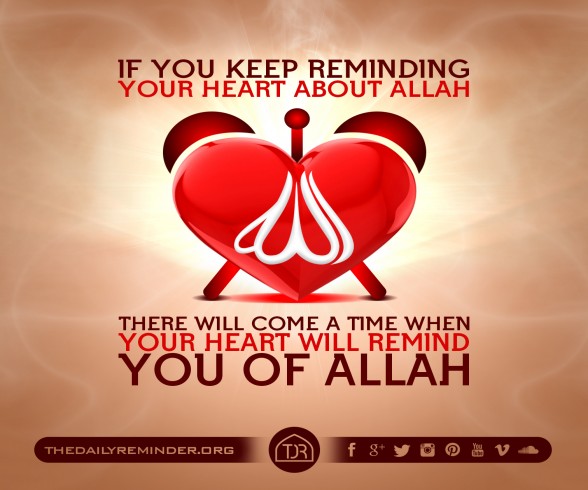 Remind you of Allah.