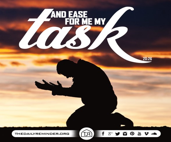 And ease for me my task... [20:26]