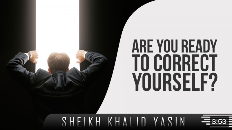 Are You Ready To Correct Yourself