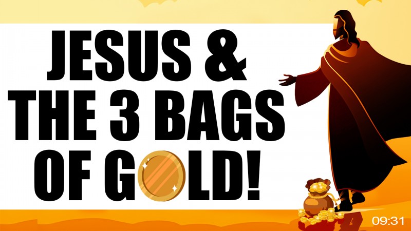 STORY OF JESUS, SATAN, THE JEW & THE 3 BAGS OF GOLD!